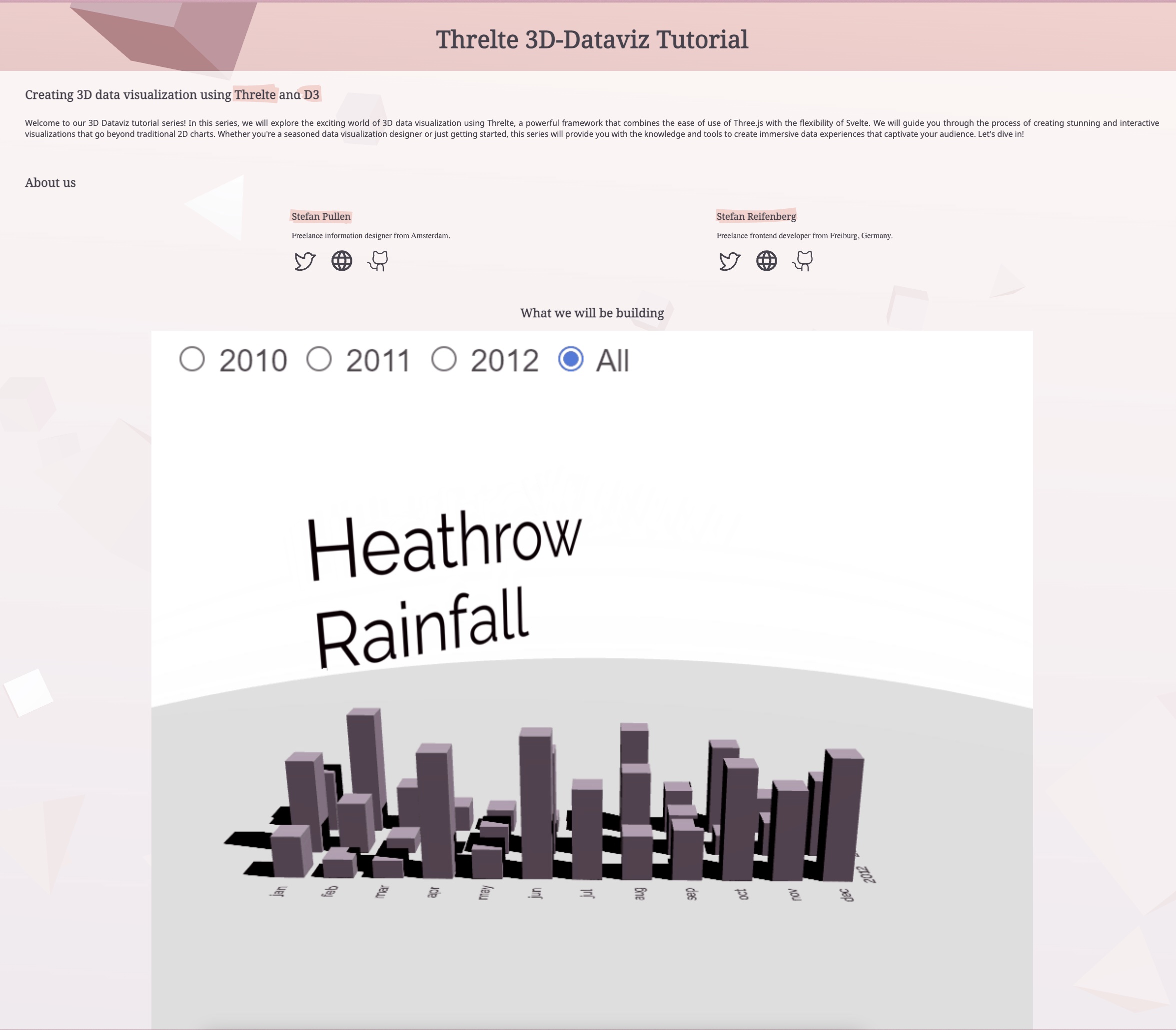 Threlte Dataviz Background